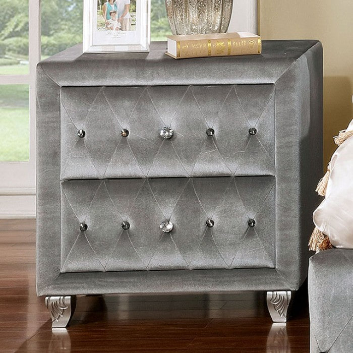 ALZIRE Gray King Bedroom Set