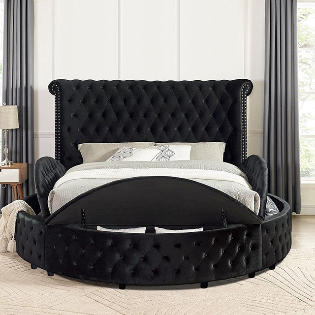 SANSOM Black Queen Bedroom Set