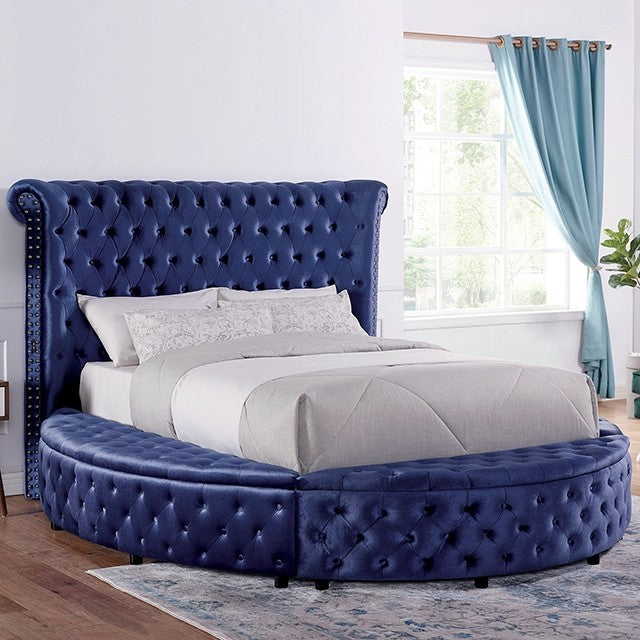 SANSOM Blue Queen Bedroom Set