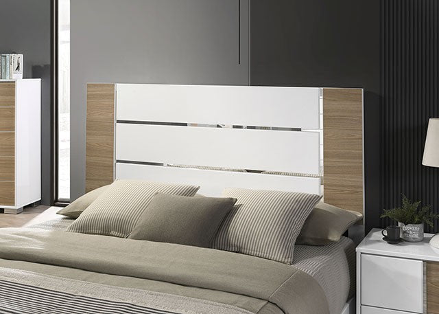 ERLANGEN White/Natural Bedroom Set