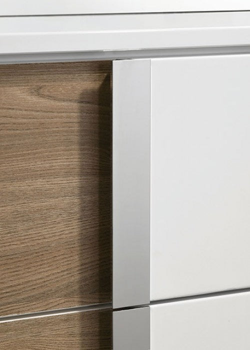 ERLANGEN White/Natural Bedroom Set