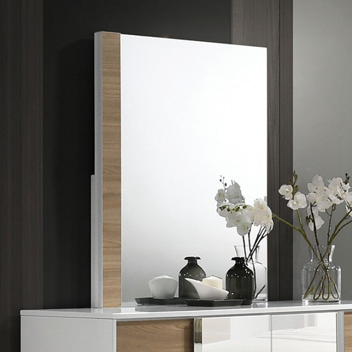 ERLANGEN White/Natural Bedroom Set