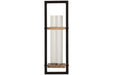Colburn Natural/Black Wall Sconce - A8010171 - Gate Furniture