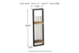 Colburn Natural/Black Wall Sconce - A8010171 - Gate Furniture