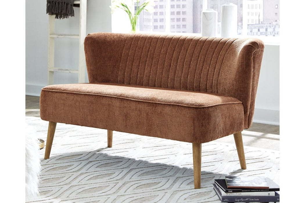 Collbury Cognac Accent Bench - A3000281 - Gate Furniture