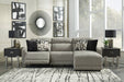 Colleyville Stone Armless Power Recliner 3 Piece RAF Sectional - Gate Furniture