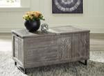 Coltport Distressed Gray Storage Trunk - A4000338 - Gate Furniture