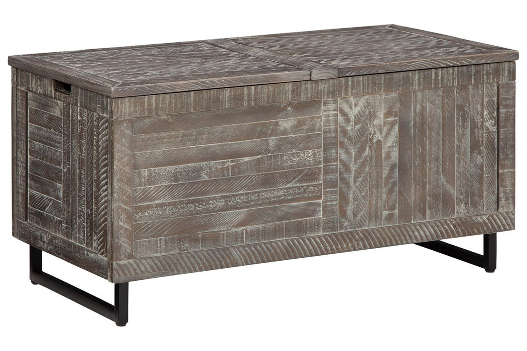 Coltport Distressed Gray Storage Trunk - A4000338 - Gate Furniture