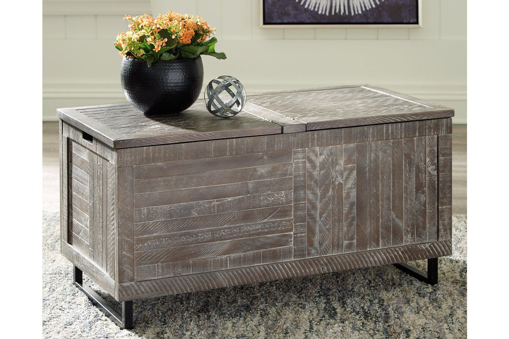 Coltport Distressed Gray Storage Trunk - A4000338 - Gate Furniture