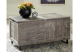 Coltport Distressed Gray Storage Trunk - A4000338 - Gate Furniture