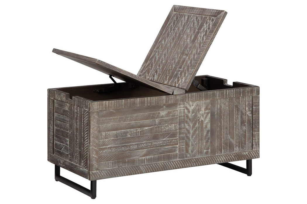 Coltport Distressed Gray Storage Trunk - A4000338 - Gate Furniture