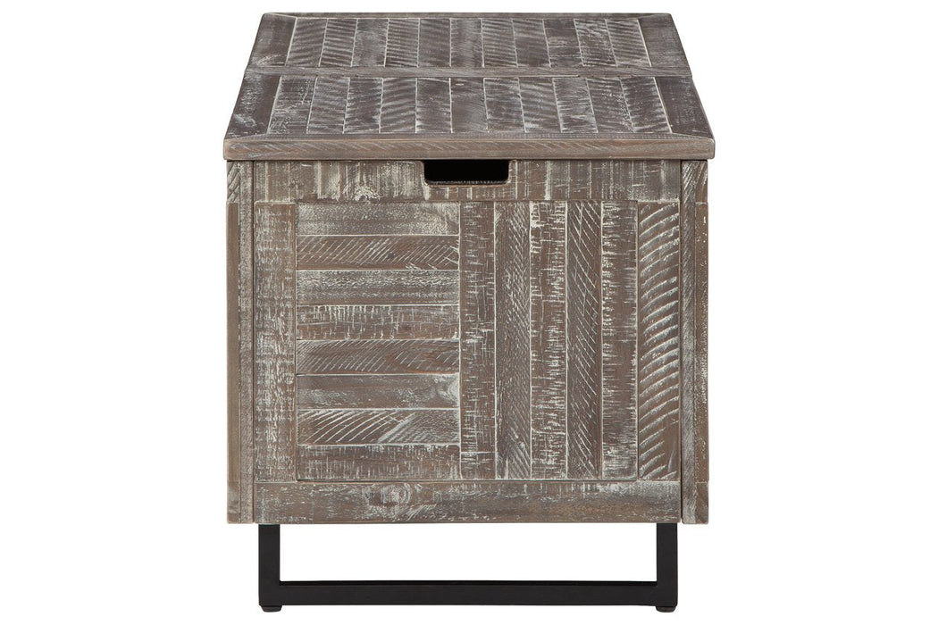 Coltport Distressed Gray Storage Trunk - A4000338 - Gate Furniture