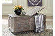 Coltport Distressed Gray Storage Trunk - A4000338 - Gate Furniture