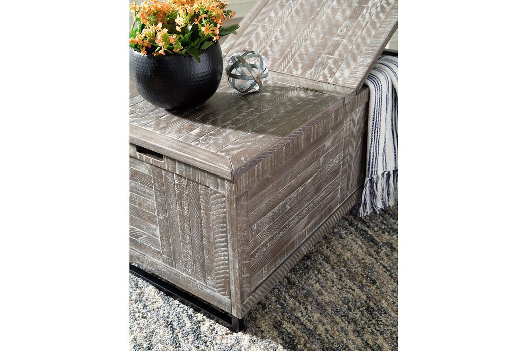 Coltport Distressed Gray Storage Trunk - A4000338 - Gate Furniture