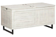 Coltport Distressed White Storage Trunk - A4000337 - Gate Furniture
