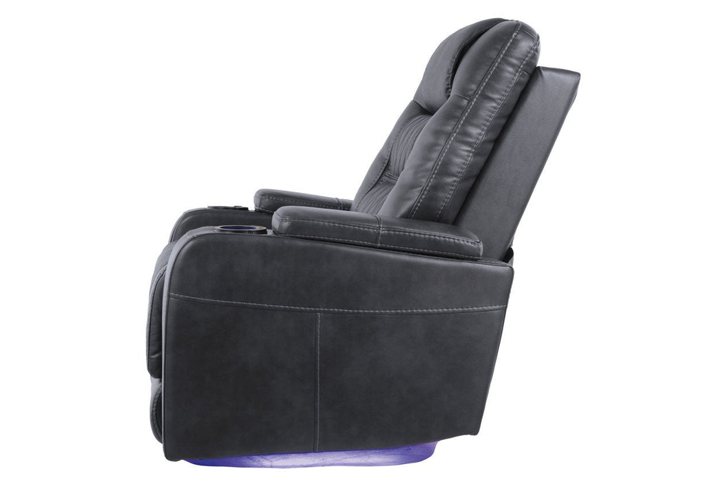 Composer Gray Power Recliner - 2150613 - Gate Furniture