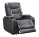 Composer Gray Power Recliner - 2150613 - Gate Furniture