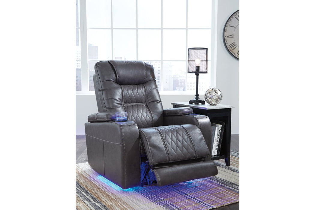 Composer Gray Power Recliner - 2150613 - Gate Furniture