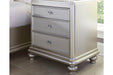 Coralayne Silver Nightstand - B650-93 - Gate Furniture