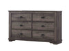 Coralee Gray Sleigh Bedroom Set - Gate Furniture
