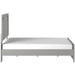 Cottenburg Light Gray-White Queen Panel Bed - Gate Furniture
