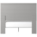 Cottenburg Light Gray-White Queen Panel Bed - Gate Furniture