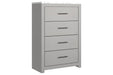 Cottonburg Light Gray/White Chest of Drawers - B1192-44 - Gate Furniture