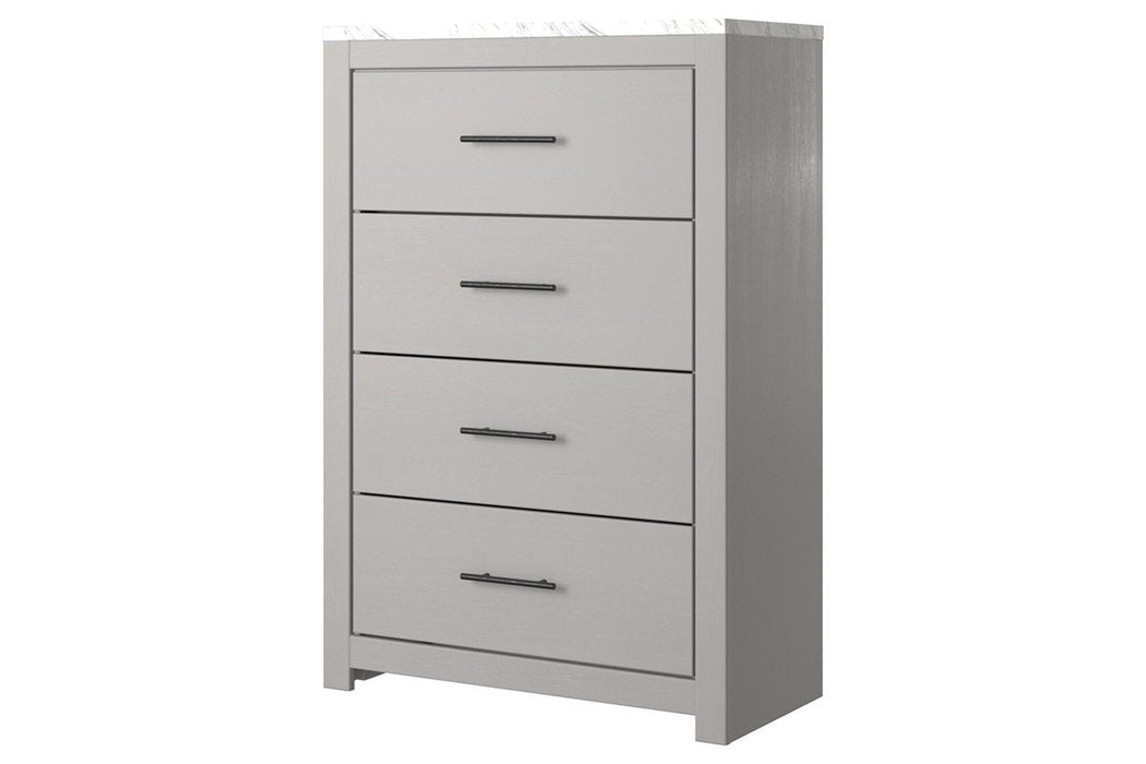 Cottonburg Light Gray/White Chest of Drawers - B1192-44 - Gate Furniture