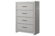 Cottonburg Light Gray/White Chest of Drawers - B1192-44 - Gate Furniture