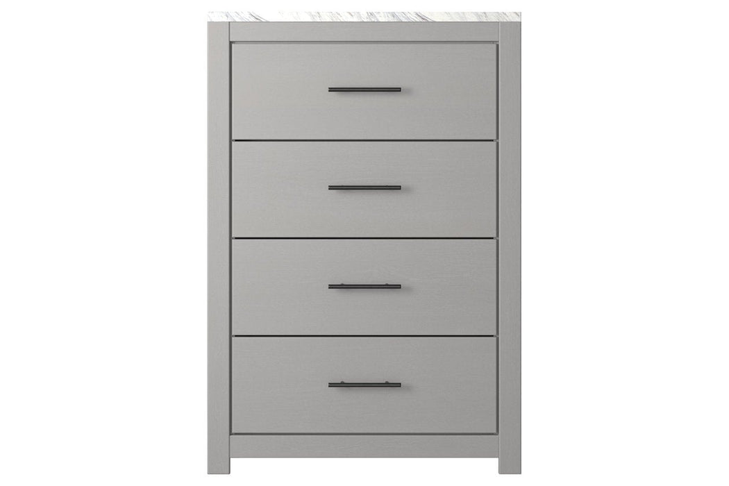 Cottonburg Light Gray/White Chest of Drawers - B1192-44 - Gate Furniture