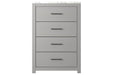 Cottonburg Light Gray/White Chest of Drawers - B1192-44 - Gate Furniture