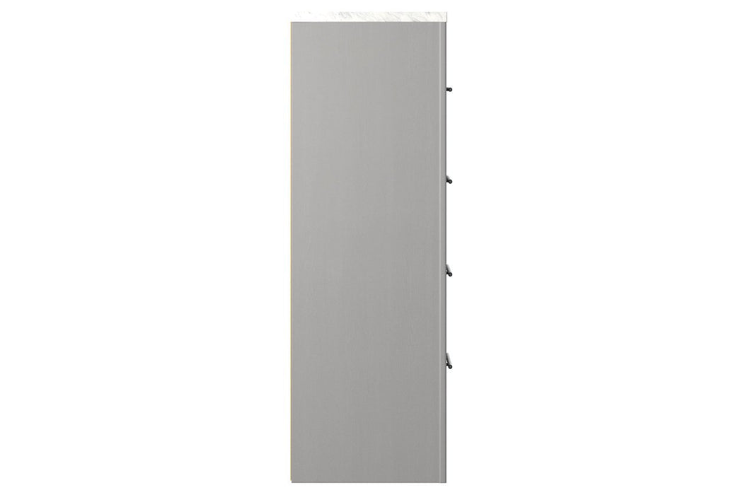 Cottonburg Light Gray/White Chest of Drawers - B1192-44 - Gate Furniture