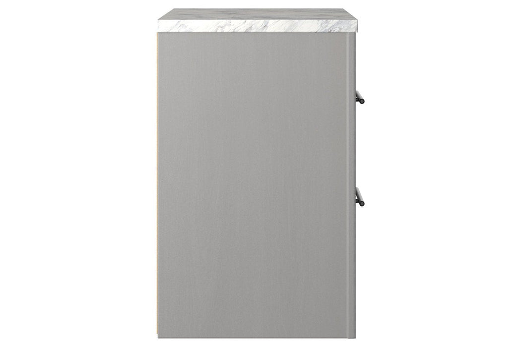 Cottonburg Light Gray/White Nightstand - B1192-92 - Gate Furniture