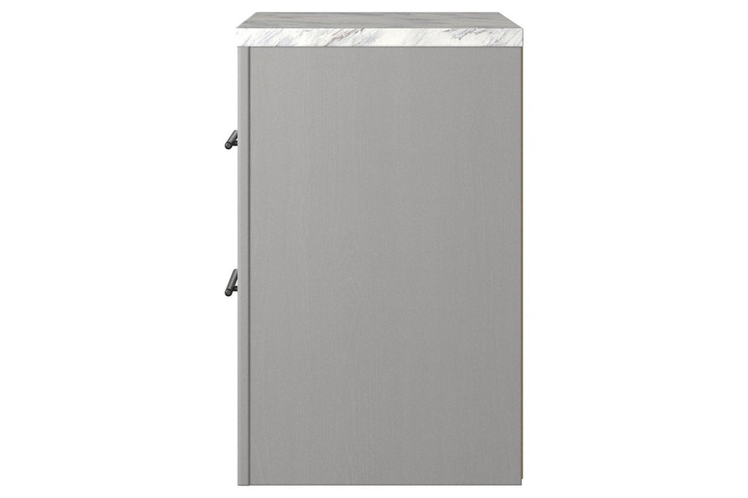 Cottonburg Light Gray/White Nightstand - B1192-92 - Gate Furniture