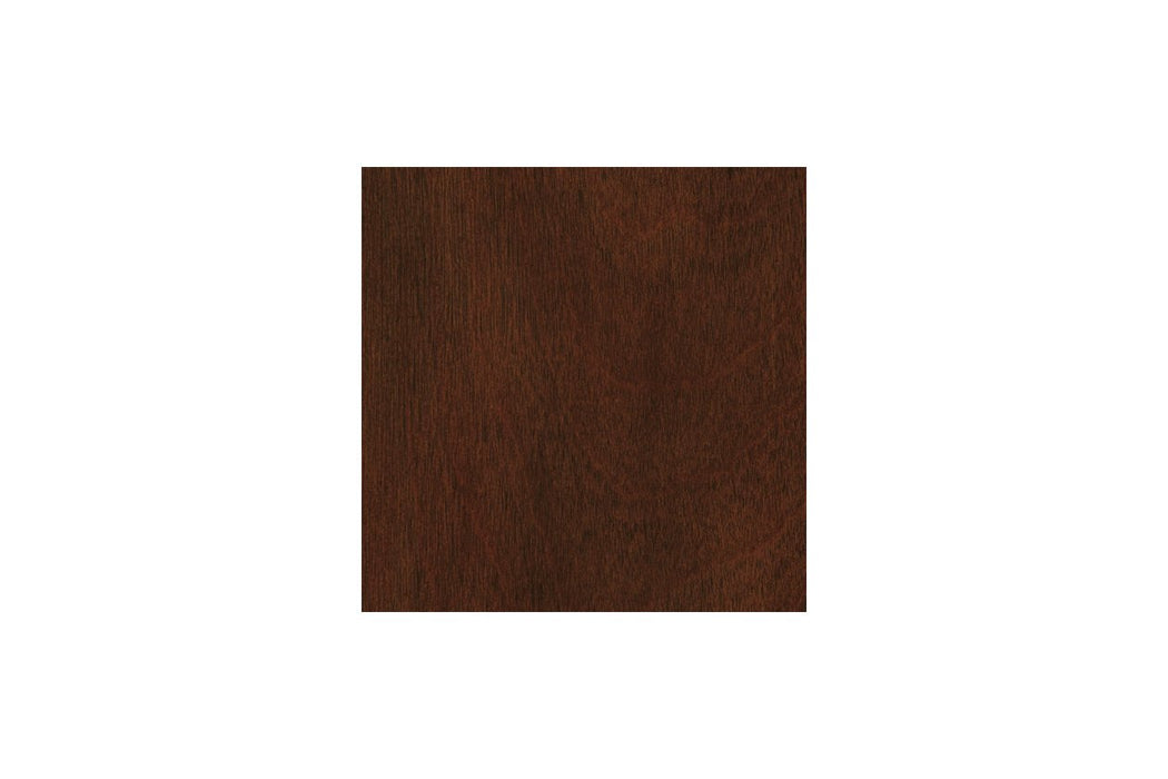 Coviar Brown Dining Table and Chairs with Bench (Set of 6) - D385-325 - Gate Furniture