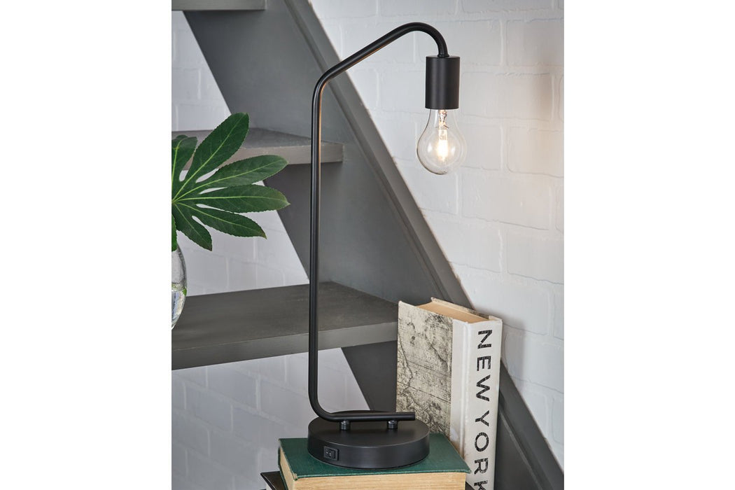 Covybend Black Desk Lamp - L734312 - Gate Furniture