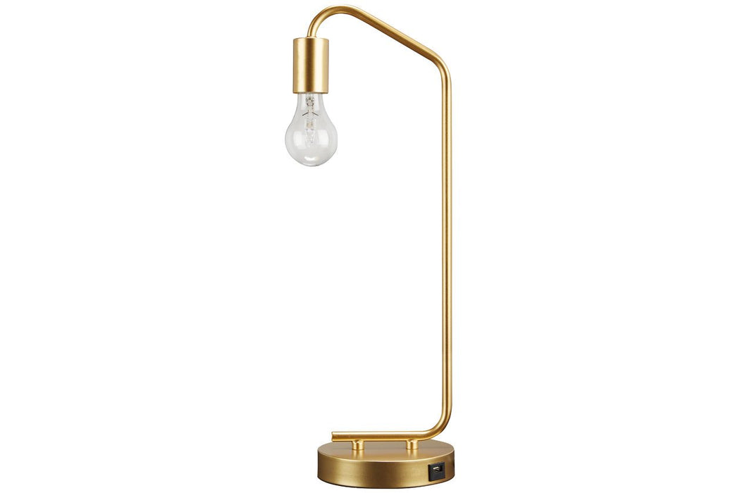 Covybend Gold Desk Lamp - L734332 - Gate Furniture