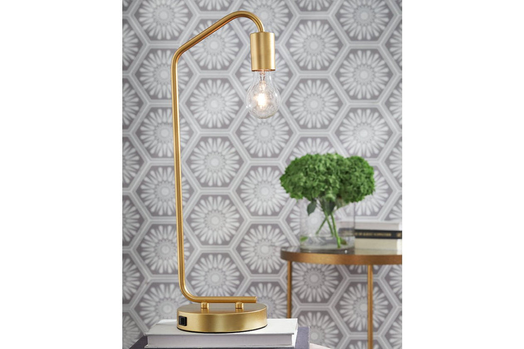 Covybend Gold Desk Lamp - L734332 - Gate Furniture