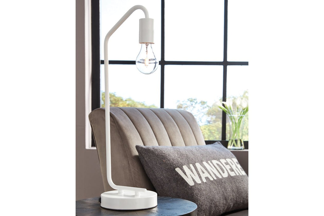 Covybend White Desk Lamp - L734322 - Gate Furniture