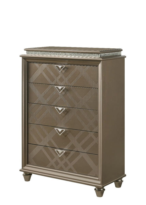 Cristal Gold Chest - B7800-4 - Gate Furniture