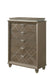 Cristal Gold Chest - B7800-4 - Gate Furniture