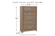 Culverbach Gray Chest of Drawers - B070-46 - Gate Furniture