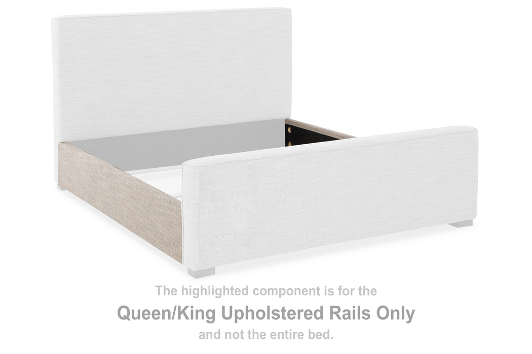 Dakmore Queen/King Upholstered Rails - B783-97 - In Stock Furniture