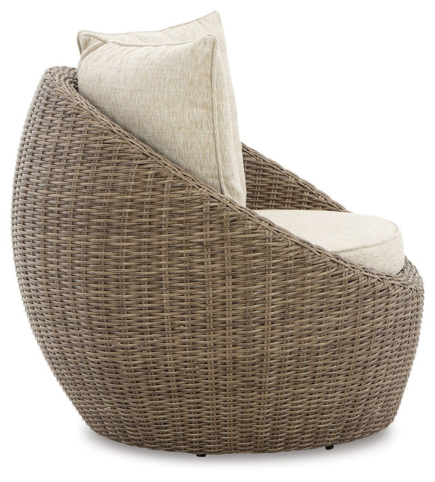 DANSON Swivel Lounge with Cushion (Set of 2) - P505-821 - In Stock Furniture