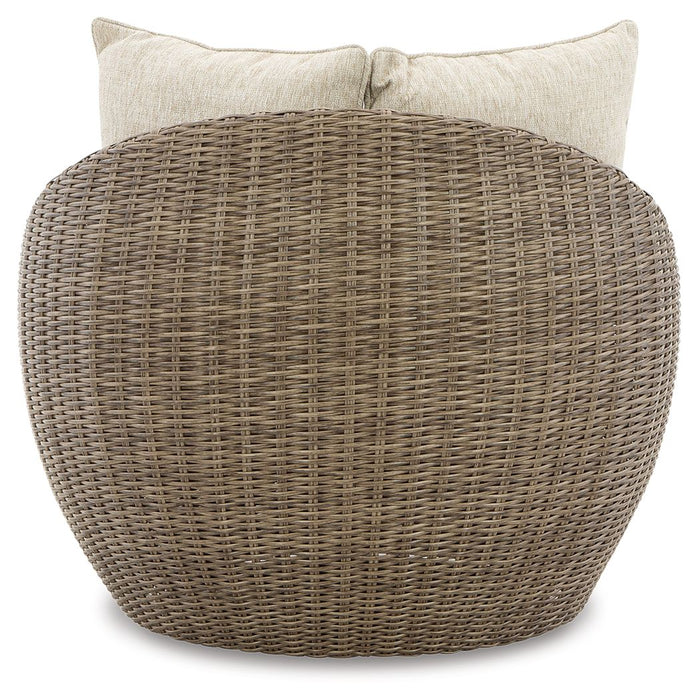 DANSON Swivel Lounge with Cushion (Set of 2) - P505-821 - In Stock Furniture