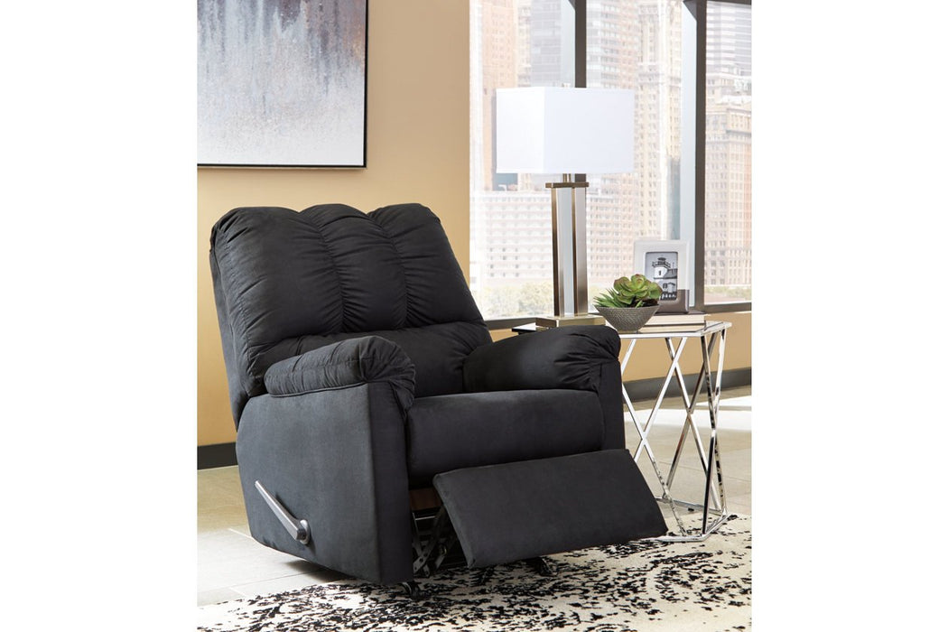 Darcy Black Recliner - 7500825 - Gate Furniture