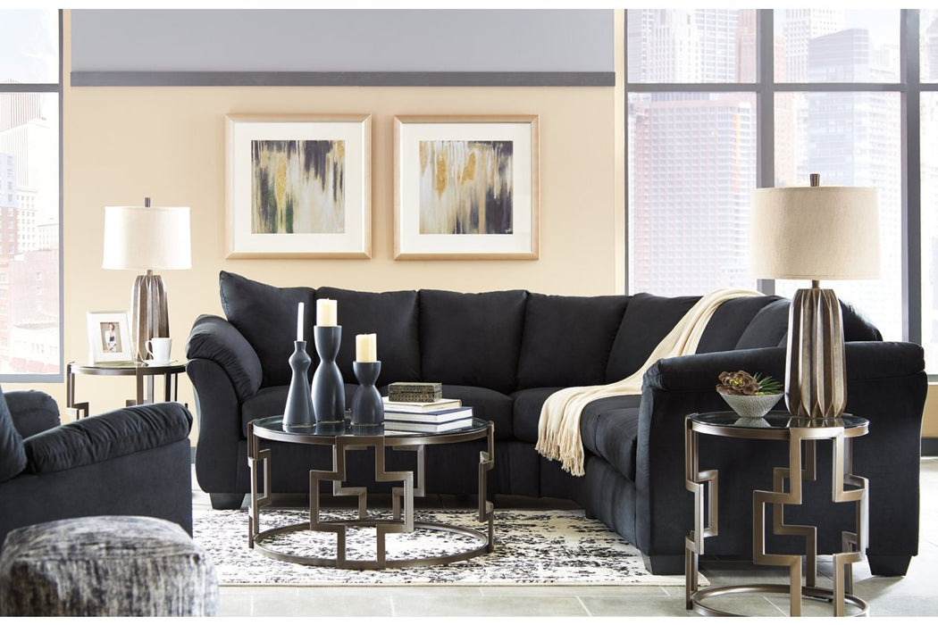 Darcy Black Recliner - 7500825 - Gate Furniture