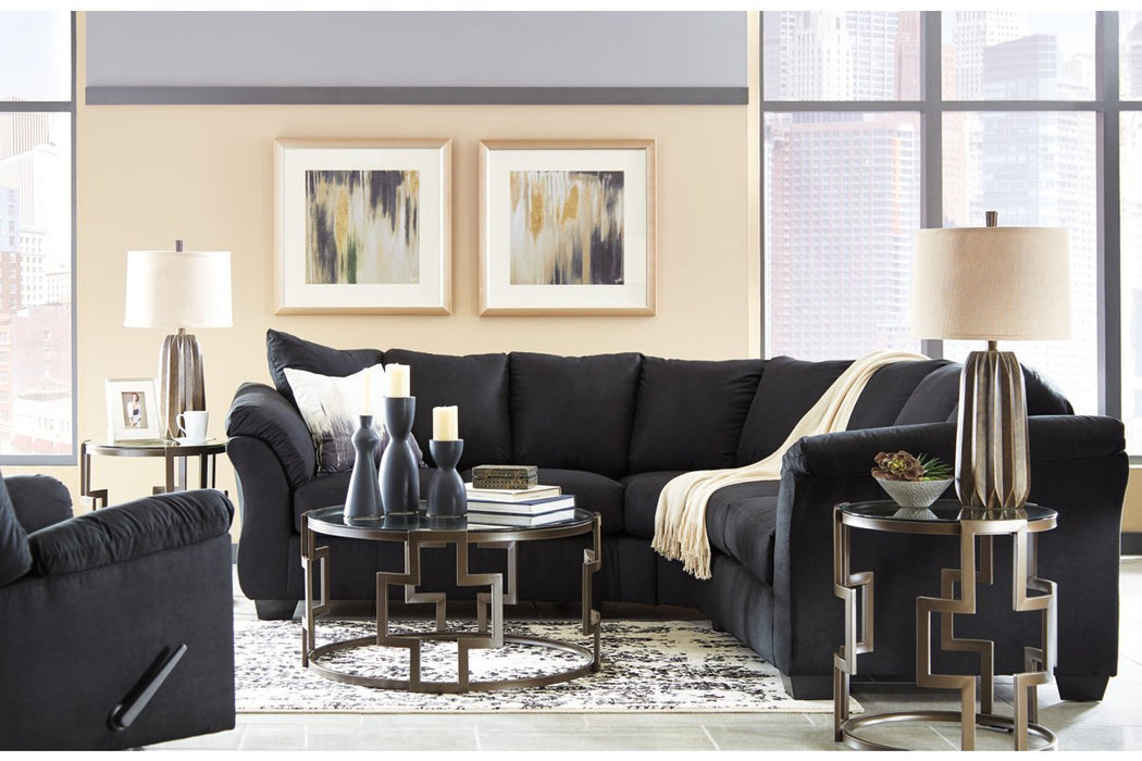 Darcy Black Recliner - 7500825 - Gate Furniture
