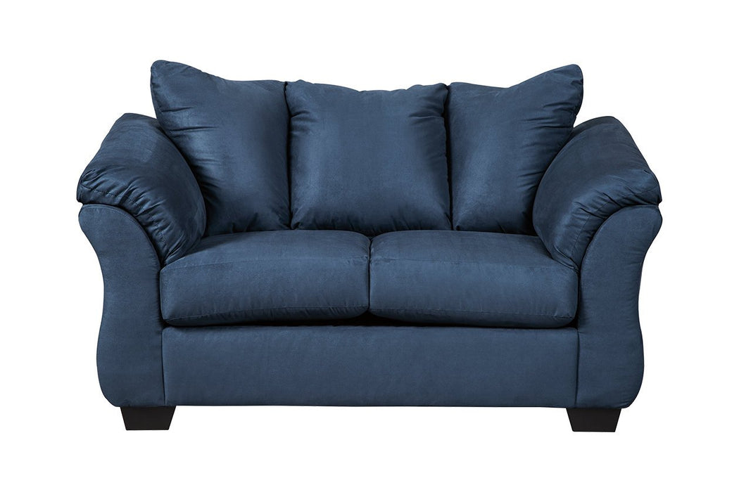 Darcy Blue Loveseat - 7500735 - Gate Furniture