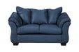 Darcy Blue Loveseat - 7500735 - Gate Furniture